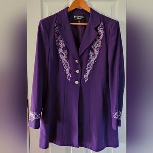 Vintage Eva Polini Purple Blazers